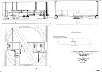 Another proposal, this time for a turntable and operating machinery for a plate girder draw span for a bridge across Smith's Creek in Norfolk, VA, dated 23 December 1898. The bridge was located in what is now part of the Ghent historical district.